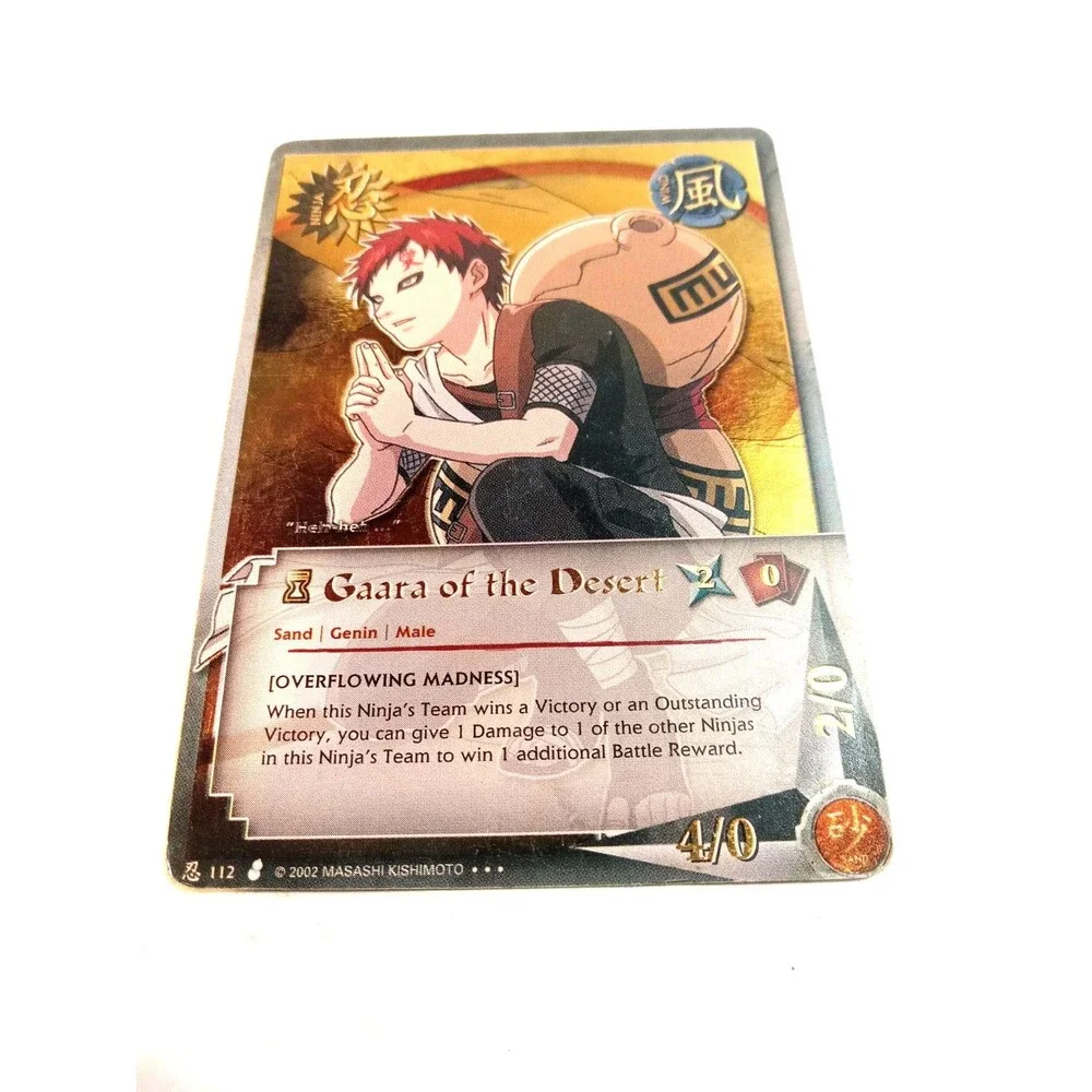 Gaara of the desert Ccg Naruto Super Rare Holo